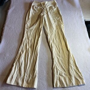 Bradford Hilton‎ for California Women's Flare Leg High Waist Pants Beige Vintage